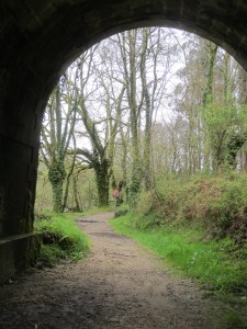 Starting up the hill 