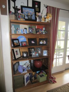 Gus' Memorial exactly where he described on the left side of the family room. 